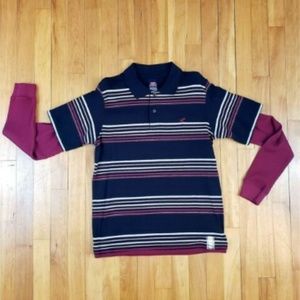 Wrangler Polo Boys Striped Long Sleeve